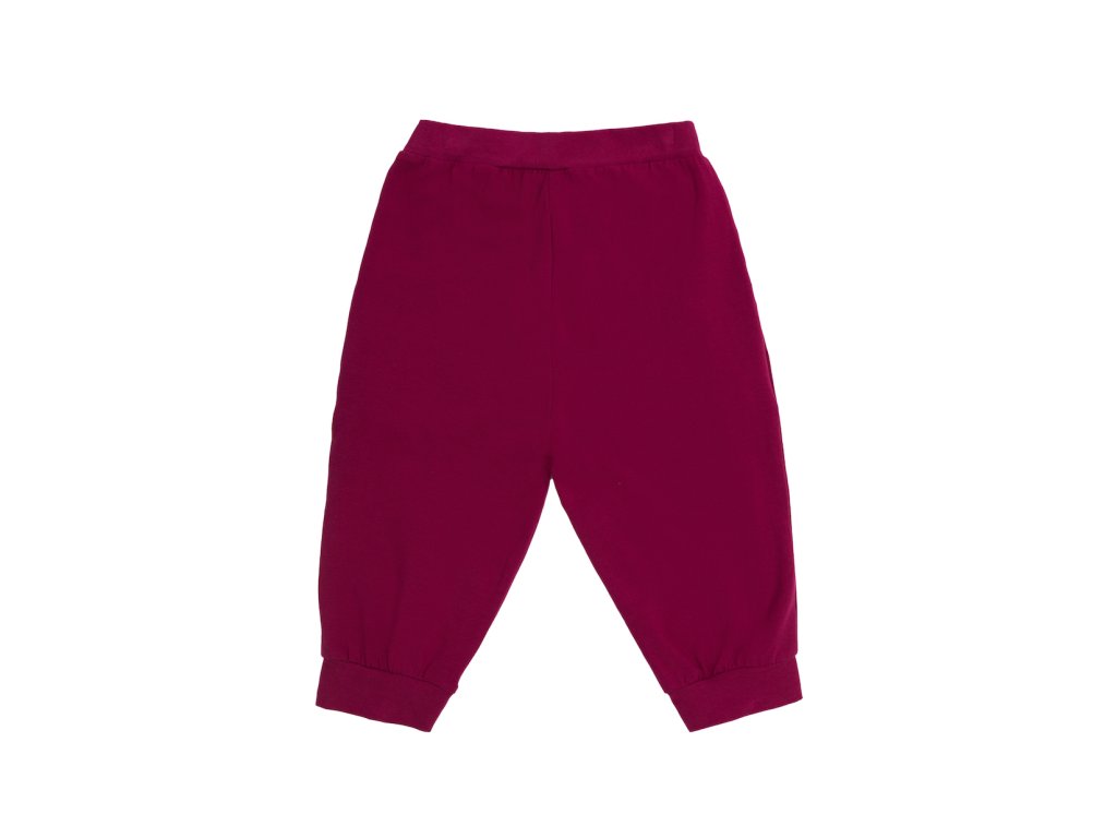 Dívčí 3/4 kalhoty Base - bordo