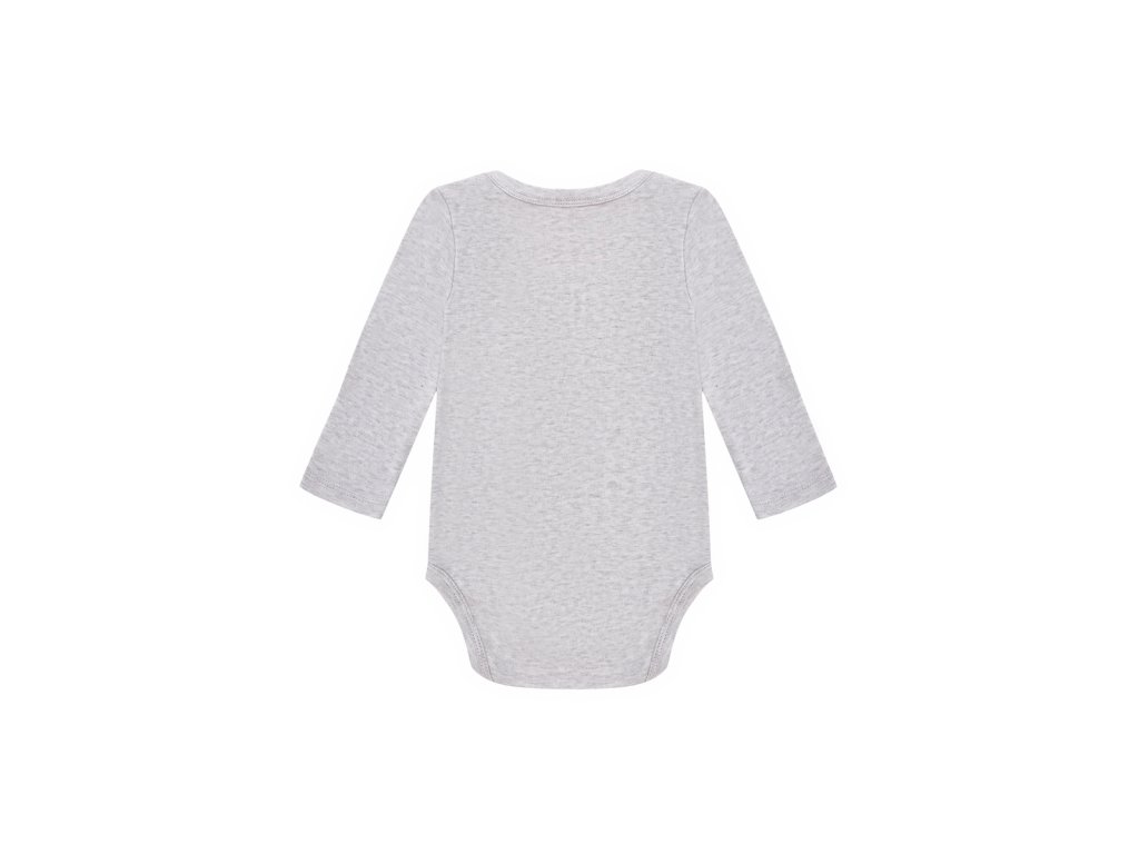 Dívčí body s tepláčkami Black & White - šedý melanž/růžová