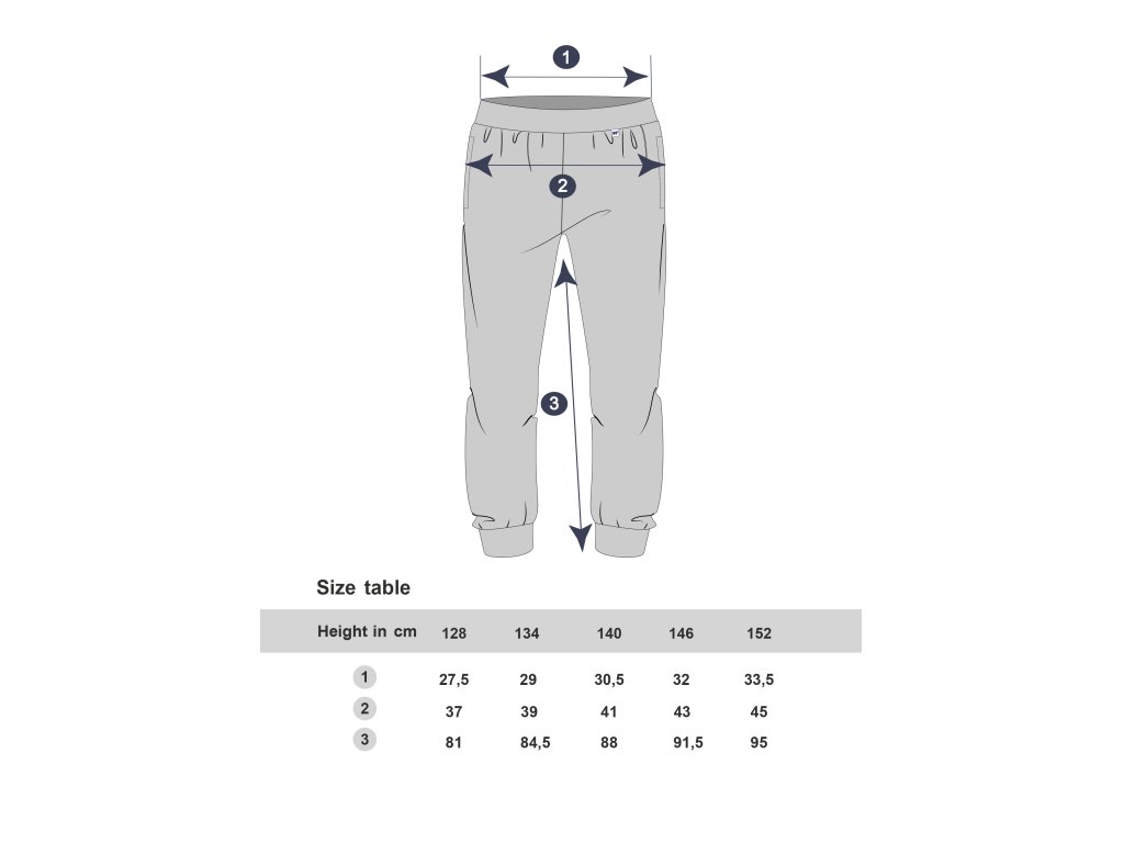 Dívčí kalhoty Velur Winkiki - navy