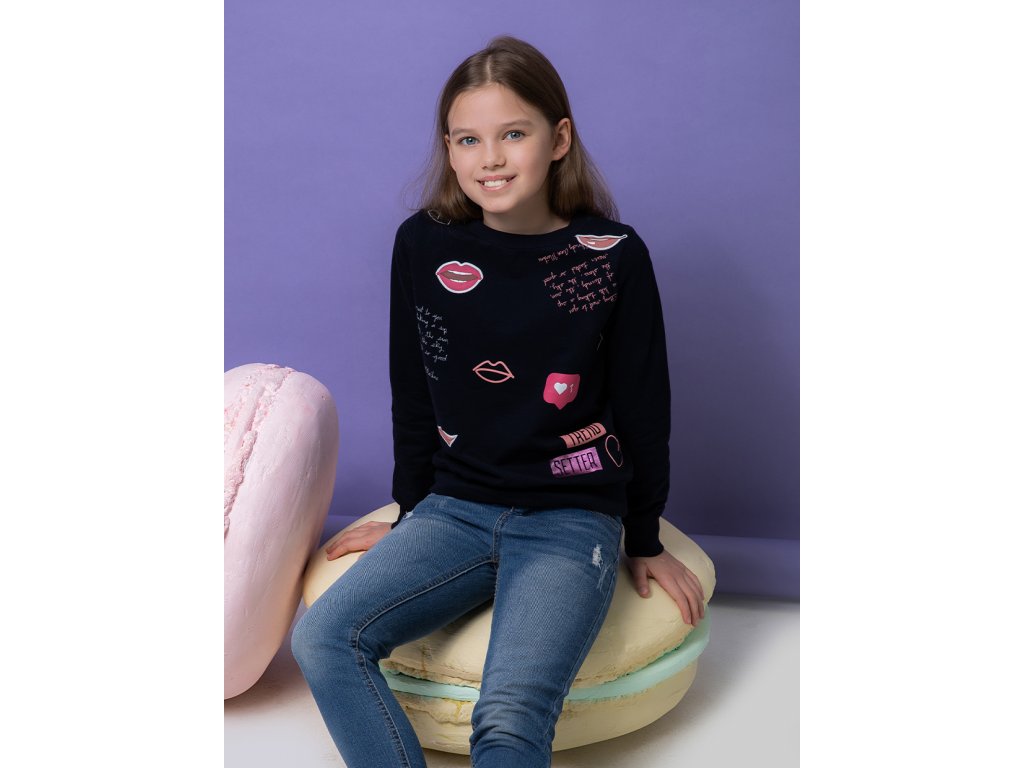 Dívčí mikina Trend Setter - navy