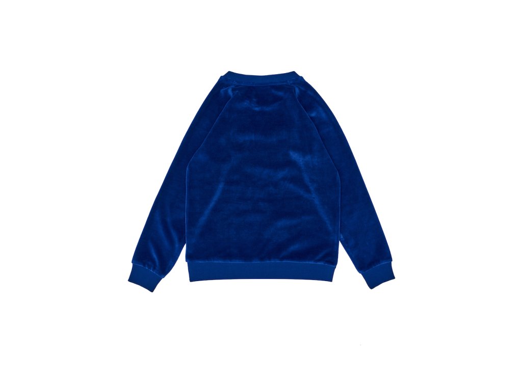 Dívčí mikina Velur - navy
