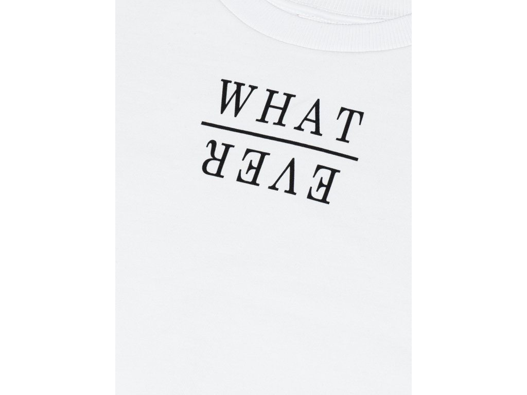 Dívčí mikina What Ever - bílá