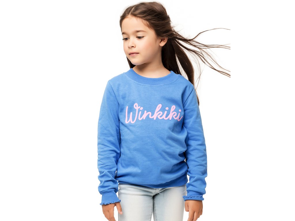 Dívčí mikina Winkiki - modrá