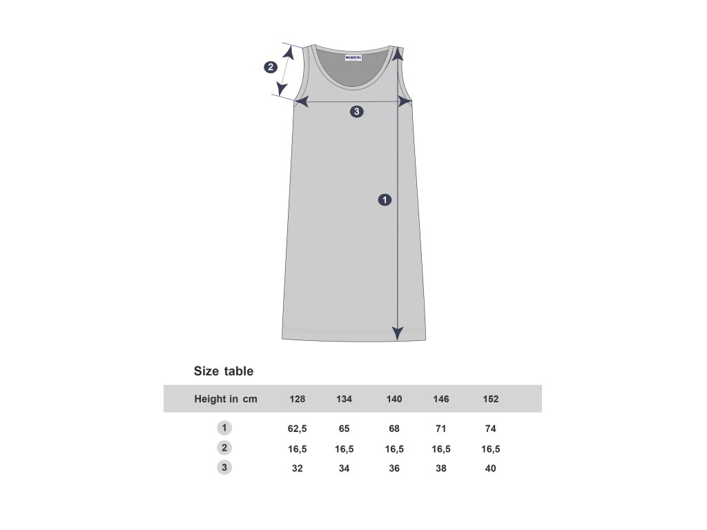Dívčí noční košile Butterfly - navy