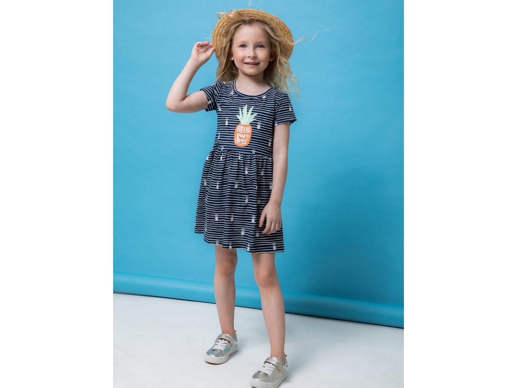 Dívčí šaty Hallo Summer - navy