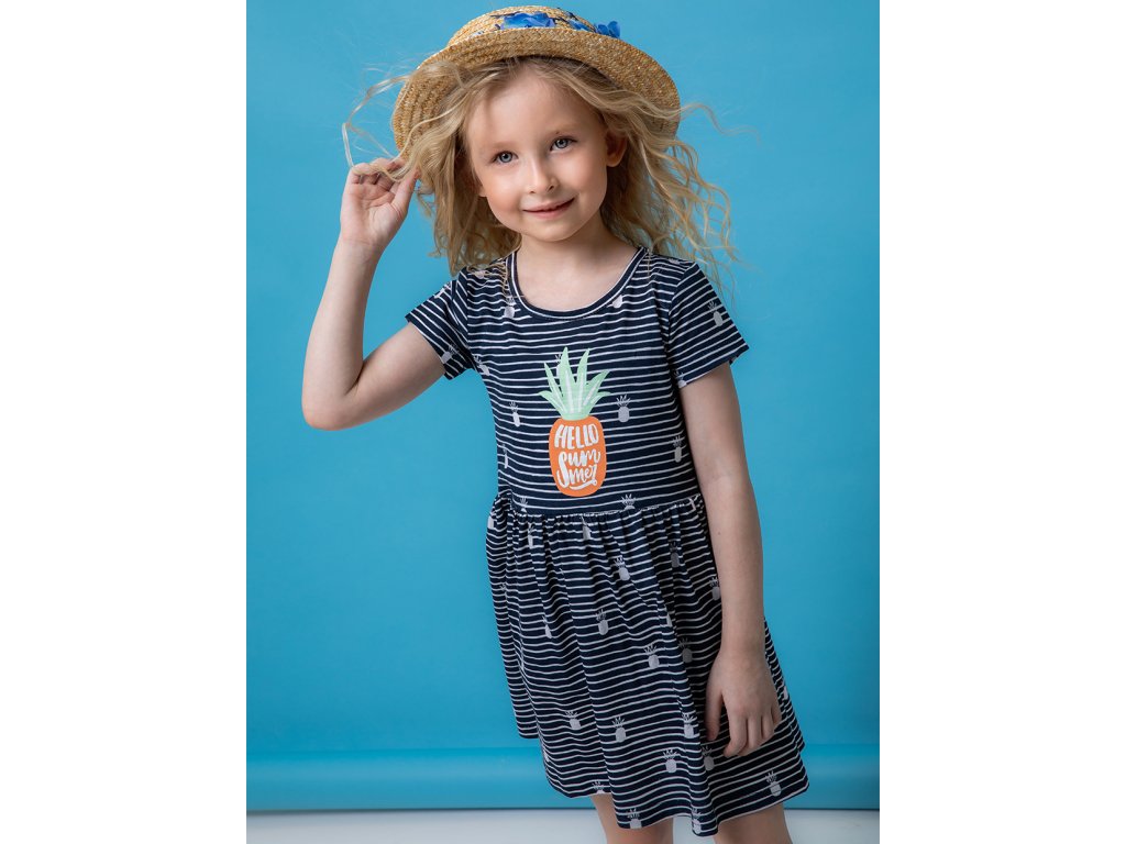 Dívčí šaty Hallo Summer - navy