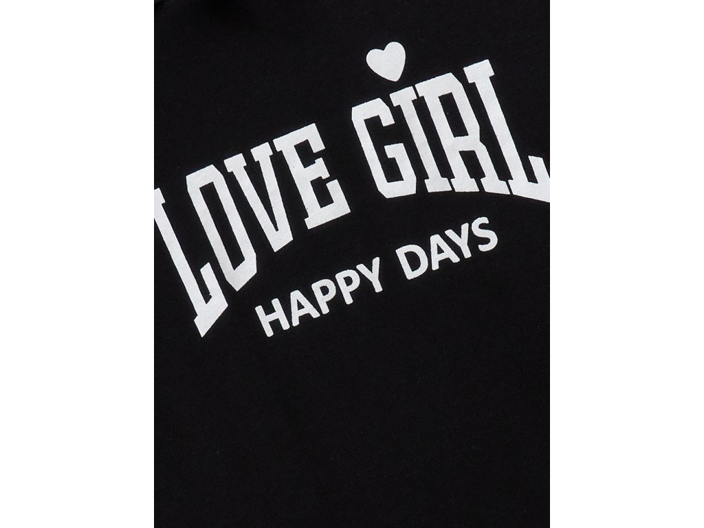 Dívčí šaty Happy Days - černá
