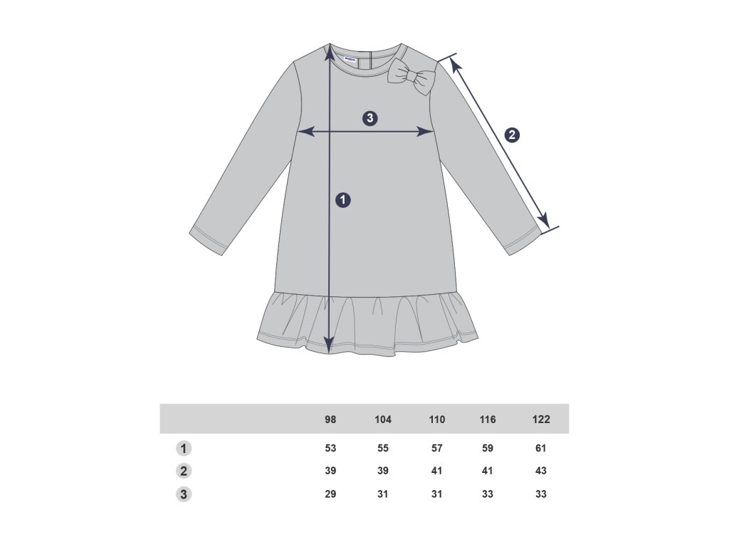 Dívčí šaty Motýlci - navy/malinová