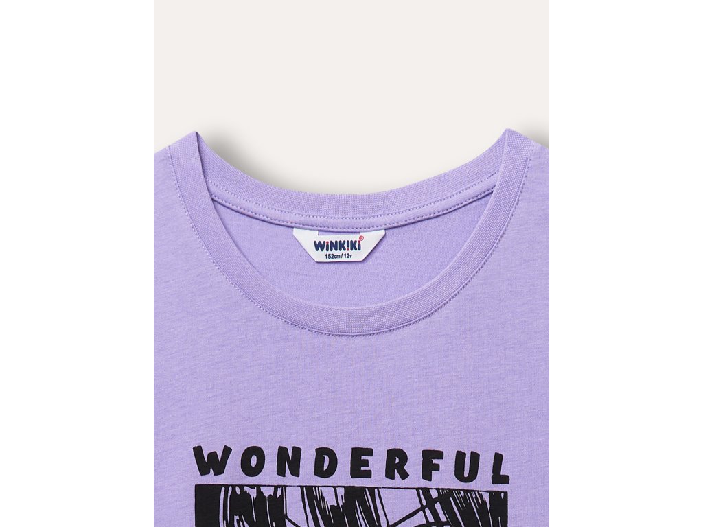 Dívčí šaty Wonderful - liliová
