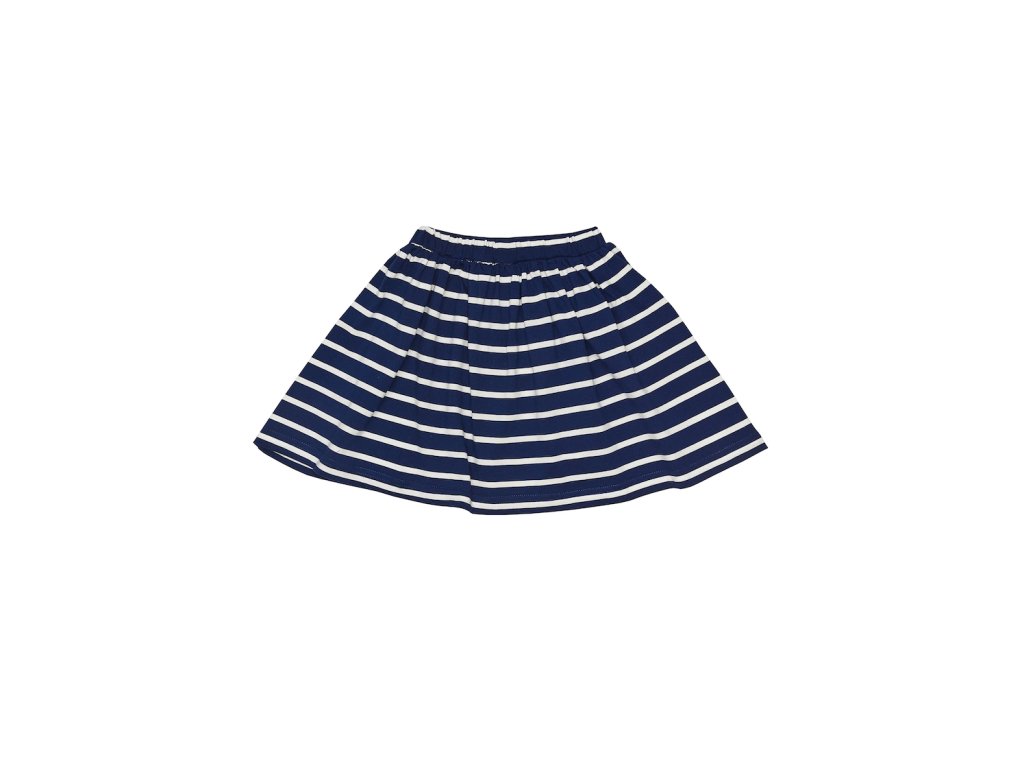 Dívčí sukně Paris - navy - pruhy