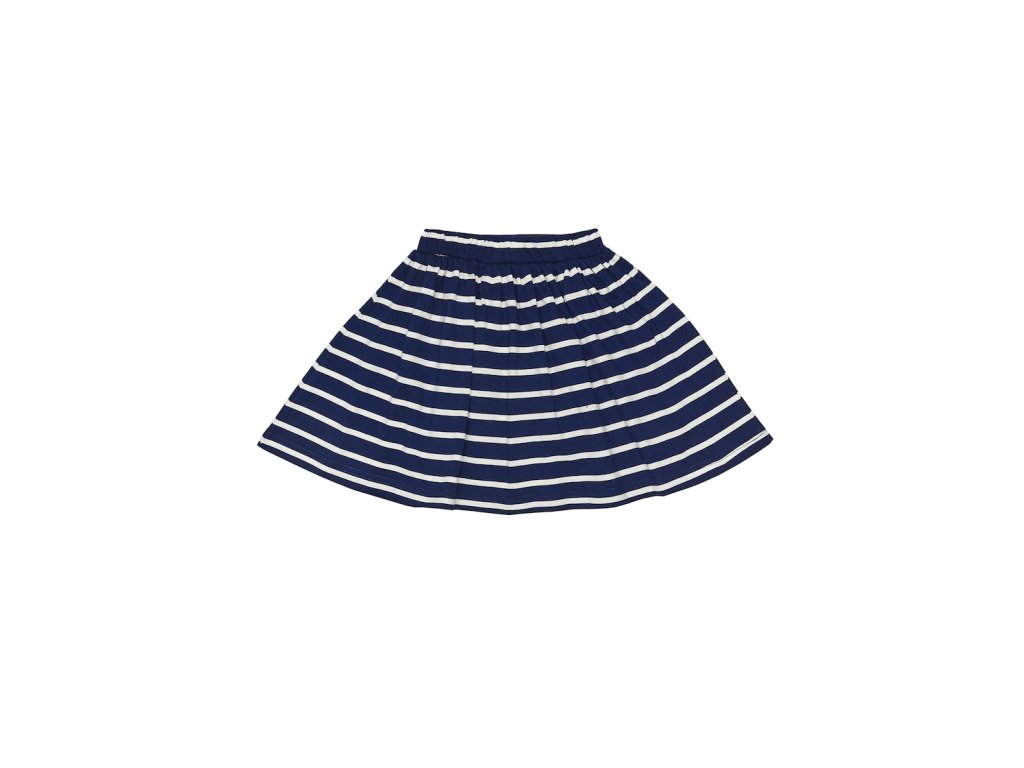 Dívčí sukně Paris - navy - pruhy