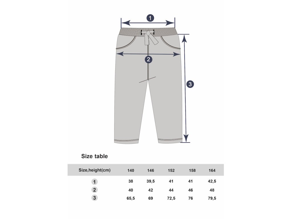Dívčí tepláky Summer Smile - navy