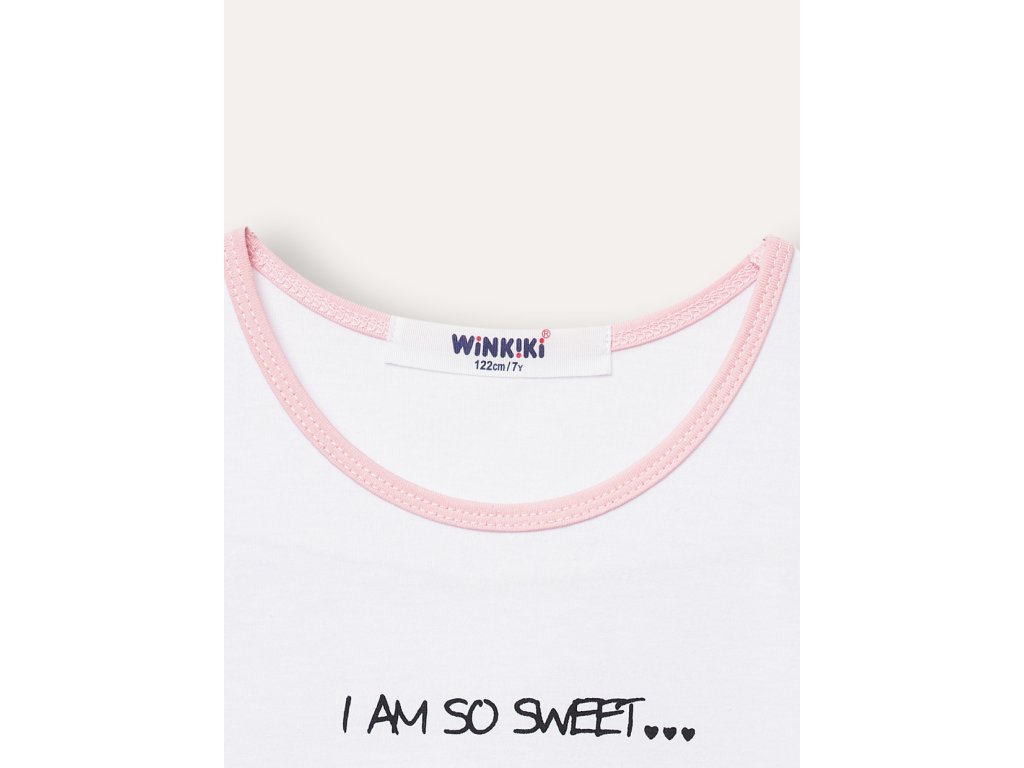Dívčí top Sweet - bílá