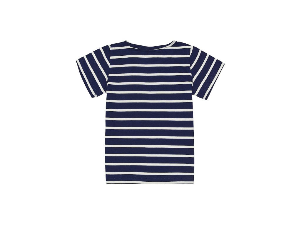 Dívčí tričko I love Paris - navy - pruhy