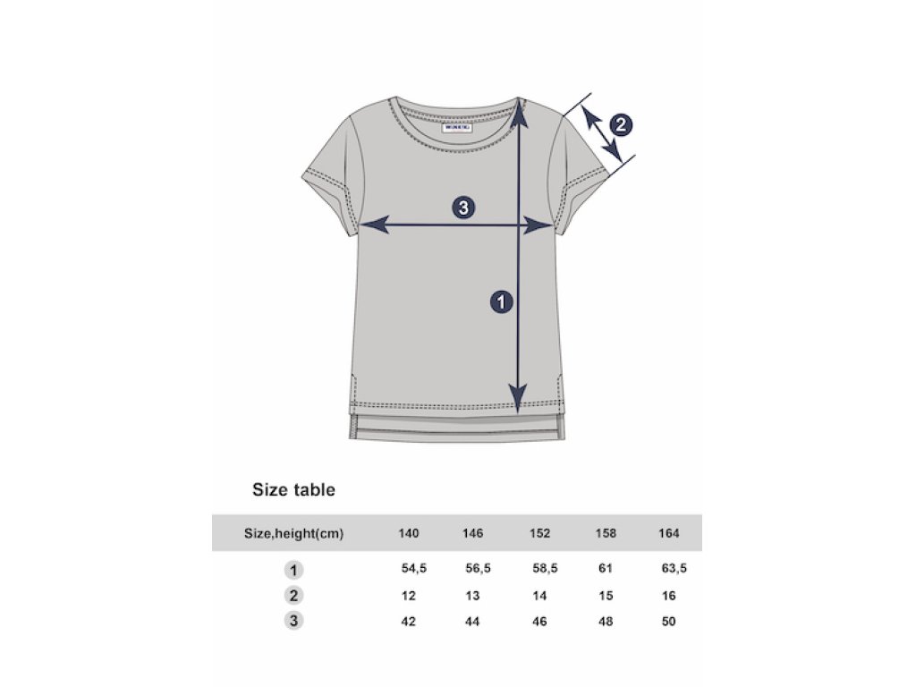 Dívčí tričko Love Cool Vibe - navy