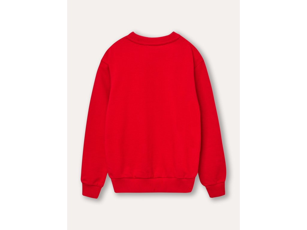 Unisex mikina Maybe - Červená