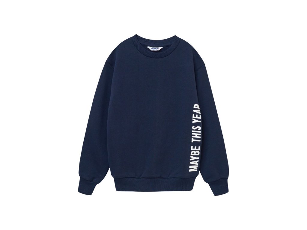 Unisex mikina Maybe - Navy