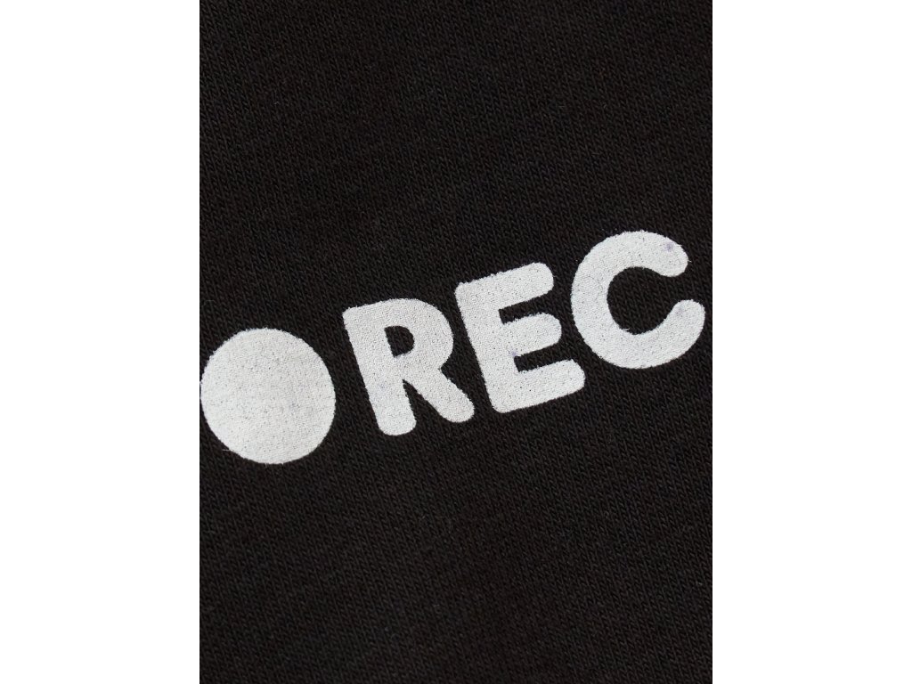 Unisex mikina REC - Černá