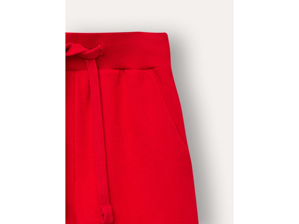 Unisex tepláky Basic - Červená