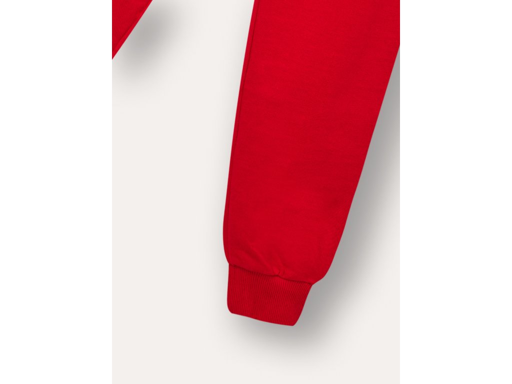 Unisex tepláky Basic - Červená