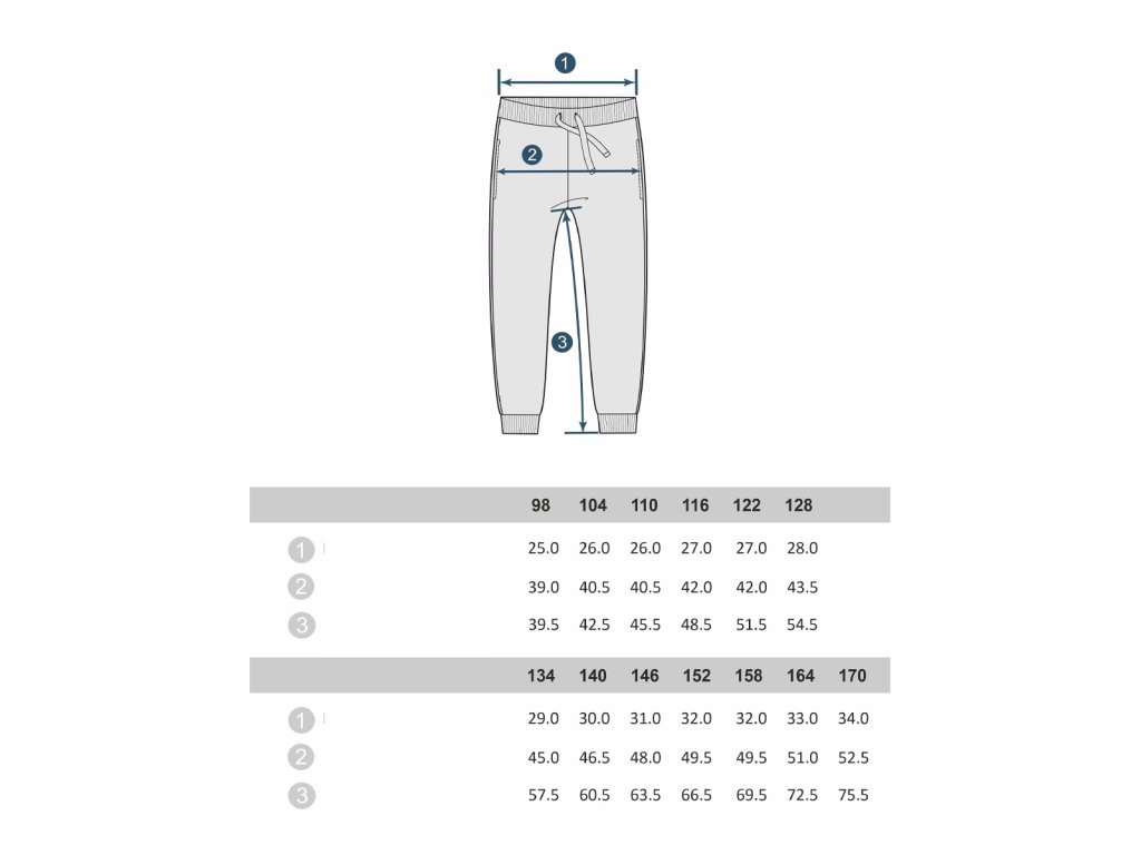 Unisex tepláky Basic - Červená