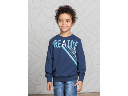 Chlapecká mikina Creative - navy