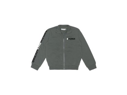 Chlapecká mikina na zip Brake the Rules - khaki