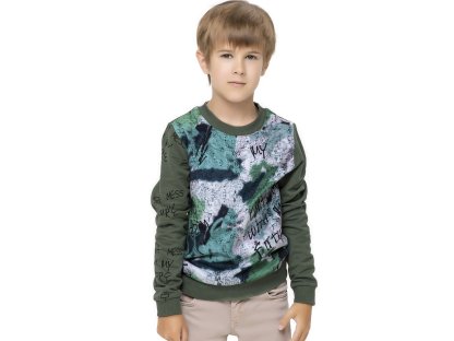 Chlapecká mikina Nature - khaki
