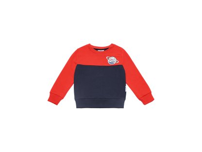 Chlapecká mikina Race - červená/navy