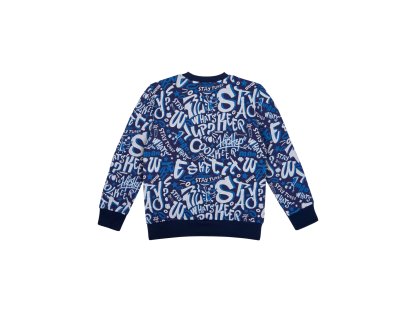 Chlapecká mikina Signs - navy