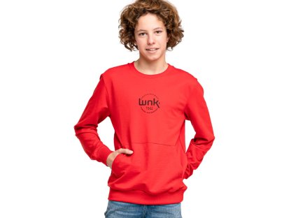 Chlapecká mikina WNK - červená