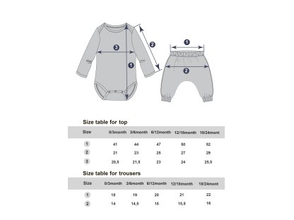 Chlapecké body s tepláčkami Cool Dude - šedý melanž/navy