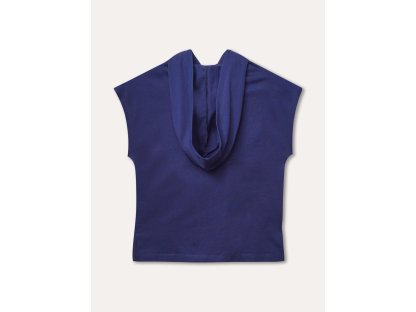 Chlapecké oversize tričko s kapucí Game - navy