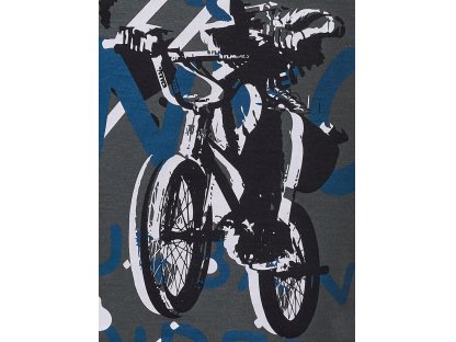 Chlapecké pyžamo - krátký rukáv, krátké kalhoty Riders - khaki/navy