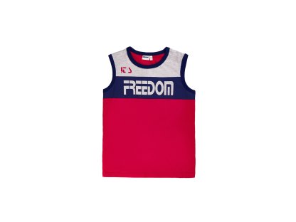 Chlapecké tílko Freedom - červená/navy