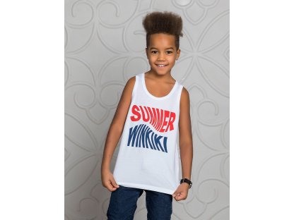Chlapecké tílko Summer Winkiki - bílá