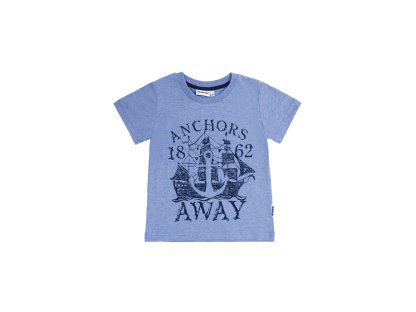 Chlapecké tričko Away - modrý melanž