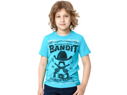 Chlapecké tričko Bandit - tyrkysová