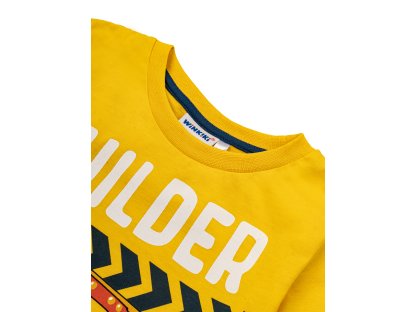 Chlapecké tričko Builder - žlutá