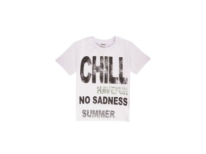 Chlapecké tričko Chill - bílá