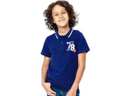 Chlapecké tričko Polo 78 - navy