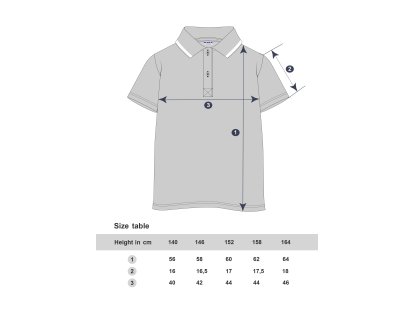 Chlapecké tričko Polo 78 - navy