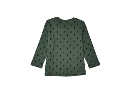 Chlapecké tričko s dlouhým rukávem Jelen - khaki
