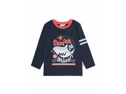 Chlapecké tričko s dlouhým rukávem Surfer - navy