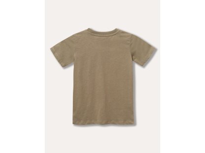 Chlapecké tričko s krátkým rukávem Bear - šedá/khaki