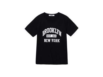 Chlapecké tričko s krátkým rukávem Brooklyn - černá