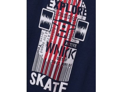 Chlapecké tričko Skate - navy