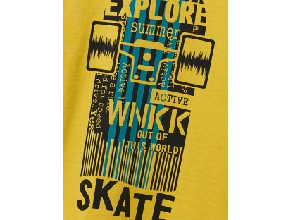 Chlapecké tričko Skate - žlutá