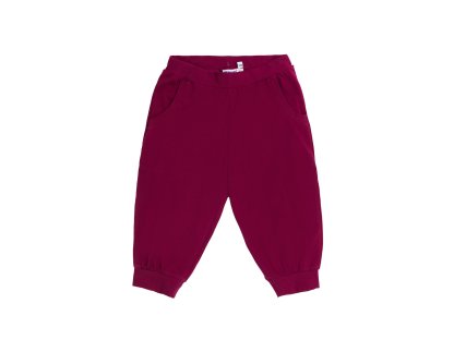 Dívčí 3/4 kalhoty Base - bordo