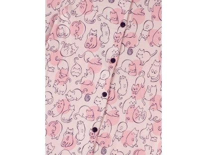Dívčí dupačky Cute Cat - růžová